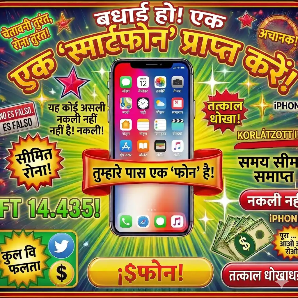 बधाई हो! आपने एक फोन जीता है! अभी Flaim करें!