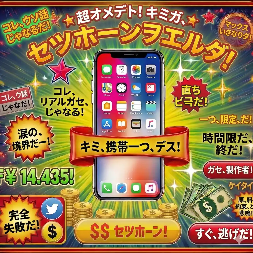 おめでとうございます！電話を「Wan」しました！今すぐFlaim（炎求）！